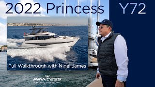 2022 Princess Y72 'Rosa Del Mar' Full Walkthrough with Nigel James