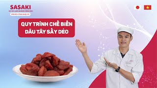 Cách sấy dâu tây khô giữ nguyên màu sắc và hương vị tự nhiên bằng máy sấy lạnh SASAKI