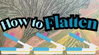 Flattening paper | Failproof method to flatten watercolour paper & mixed media