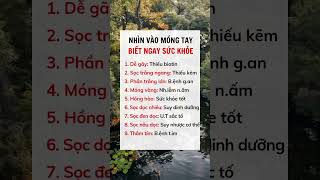 Nhìn vào móng tay biết ngay sức khỏe #suckhoe #doisong #baihoccuocsong #xuhuong #reels