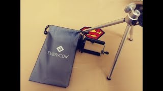 Unboxing and Review: Everycom Mini extendable Tripod for Phones, Camcorders, Cameras