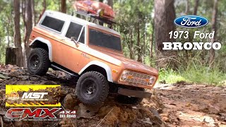 Ford Bronco 1973 4x4 Off Road in the forest rc car