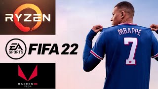 Fifa 22 test on Vega 8 | Ryzen 3 2200G