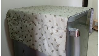 Fridge top cover cutting and stitching ||    How to make fridge top cover at home