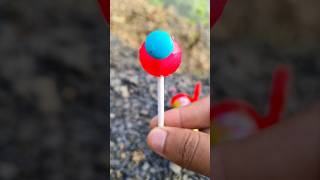 bubble lolipop and choco bean popsicl #shorts #lolipop #chocolate