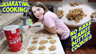 Quarantine Cooking No Bake Peanut Butter Cookies Ep.2