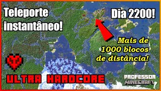 Construindo uma máquina de teleporte no Ultra Hardcore - Cortes do UHC #07