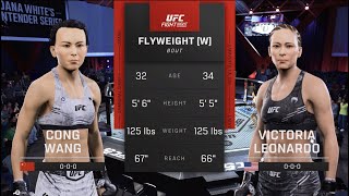 UFC Vegas 96: Wang vs Leonardo (UFC 5 Simulation)