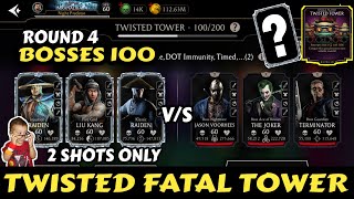 Mk Mobile | Fatal Twisted Tower | 100 Bosses R4 | Beat By Diamond Team