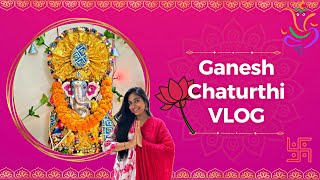 GANESH CHATURTHI Vlog🌸🙏💚 | Puunnya Mehta