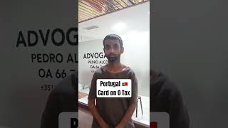 Portugal 🇵🇹 TRC by court 0 Tax #portugal #portugalimmigration