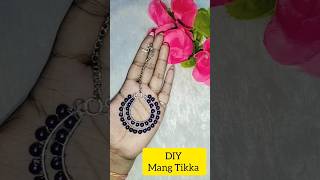 || DIY Mang Tikka || DIY Jewellery || #shorts #youtubeshorts #youtubepartner #viral  #crafteraditi