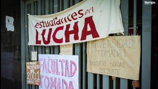 Bombos, gritos y un pedido común, la toma de la Facultad de Filosofía de la UNSJ por dentro