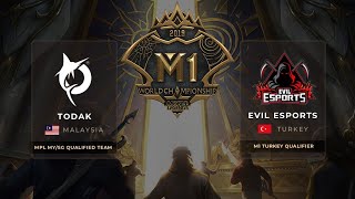 [Day3Game1]Epic Comeback Todak Vs Evil Esports-MLBB M1 World Championship