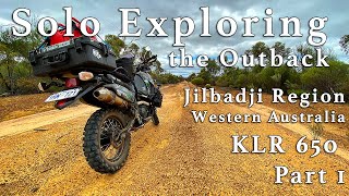 Solo exploring the outback - KLR650 - Part 1/2