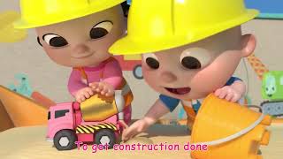 Construction Vehicles  CoComelon Nursery Rhymes & Animal Songs Song