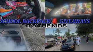 SCHOOL BACKPACK 🎒 GIVEAWAY IN MY WIDEBODY SCATPACK