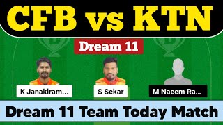 CFB vs KTN Dream 11 Prediction || CFB vs KTN Dream 11 Team || CFB vs KTN Dream 11 || CFB vs KTN ||