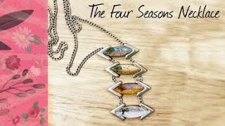 Making the 4 seasons necklace | Paint on your old necklace | renew