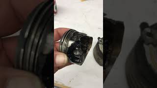 The piston was torn apart The piston from 125cc is jammed, major engine repair  #tuningparts #tuning