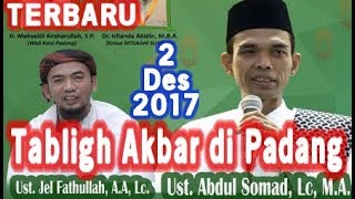 Jamaah di Padang Tak Berhenti Tertawa Dengar Ceramah Ustadz Abdul Somad di Semen Padang 2 Desember