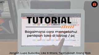 Bagaimana cara mengetahui penilaian toko Shopee di labtop / pc terbaru 2024