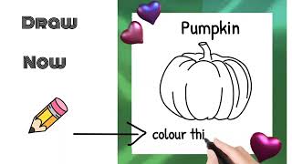 Easy drawing ||Summer Break activitues || Draw Pumpkin ||Achanta Mani||