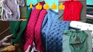 Gents sweater ki bhaju m kunde kaise badaye//sweater ki bhaju kaise banaye