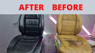 How To Change The Color Of The Leather On A Car Seat | Porsche | Colourlock