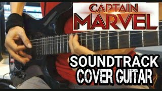 Captain marvel theme on guitar cover