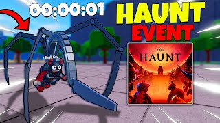 HAUNT EVENT UPDATE! New Moveset is Finally Here!! In The Strongest Battlegrounds Roblox