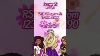 Barbie Animated Birthday VIdeo Invitation