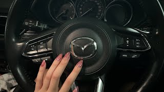 ASMR TAPPING & SCRATCHING IN A CAR