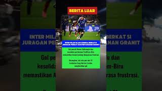 Inter Milan ungguli arsenal#ytshorts