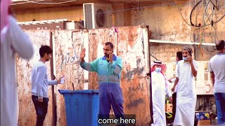 Asking money from trash cleaner (social experiment)|jeddah ksa|