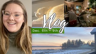 Vlog Dec. 6th - 8th | Cozy Christmas Cheer | Vlogmas Day 9