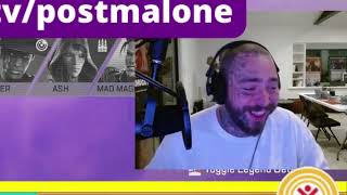 El backflip de Post Malone  en stream