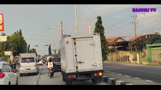 SALIP MOBIL BOX DI JALAN KLATEN- SOLO