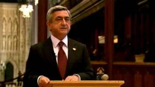 Serzh Sargsyans speech in Washington