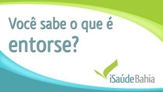 Você sabe o que é entorse?