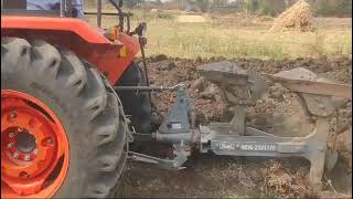 Kubota MU5502 demo plowing *Kubota 5502 demo* # kubota demo कुबोटा 50 hp डेमो