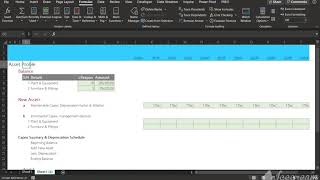 Automated Capex and Depreciation Schedule in Financial modeling 2