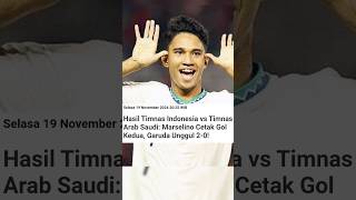 Hasil Timnas IDONESIA vs ARAB #timnasday #garuda #sty