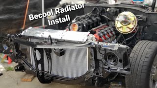 Becool Radiator Installation | LS Swap | 72 Chevelle