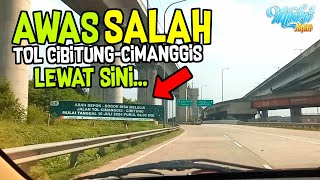 Tol CIBITUNG-CIMANGGIS dari arah Cipali dan Cipularang Masuknya dari mana?