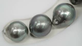 14pcs Green 10-11mm - SB AAA Quality Tahitian Pearl Bracelet BR2210 HL3