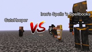 GateKeeper vs Iron's Spells 'n Spellbooks  Minecraft  Mob Battle