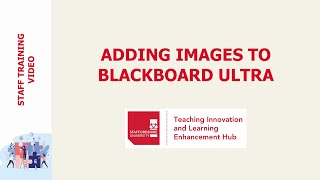 Adding images to Blackboard Ultra