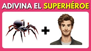 ¡Adivina el Superhéroe solo con 2 Emojis! 🕷🦸 Quiz Difícil Emojis de Superhéroes Marvel y DC