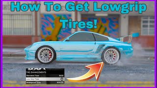 *SOLO* HOW TO GET LOW GRIP TIRES ON YOUR CAR IN GTA 5!!!